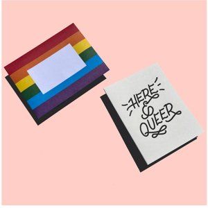 INK MEETS PAPER 'Here & Queer' Stationary Set—NWT